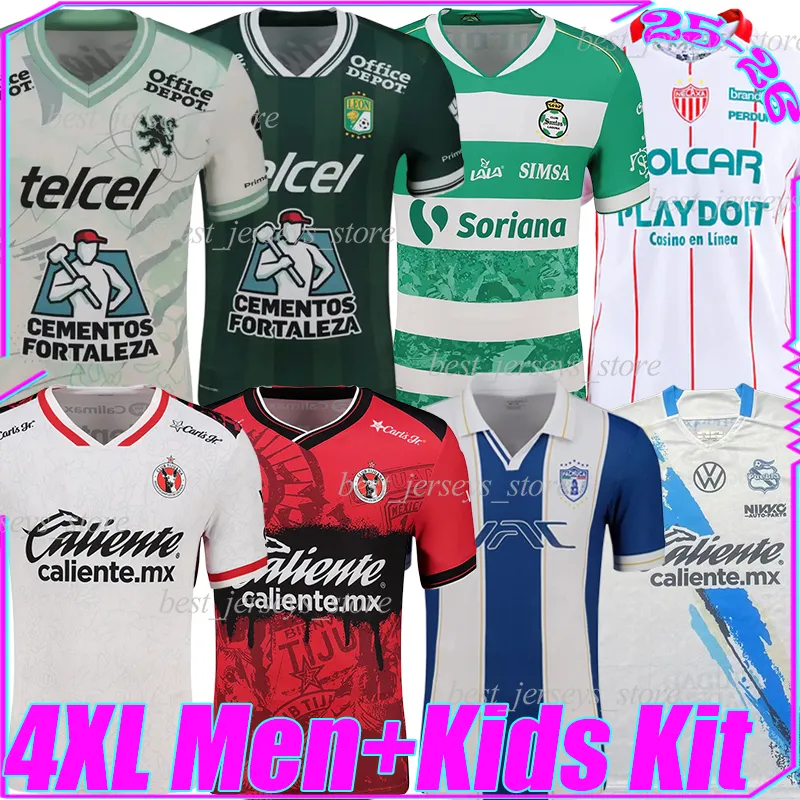 Liga MX Soccer Jerseys 2025 Pachuca, Leon, Mexico Mens Kids