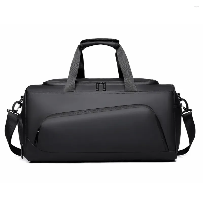 Mens Large Capacity Waterproof Travel Duffel Bag with Dry Wet ...
