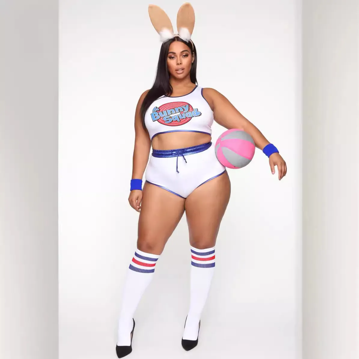 lola bunny jersey dress Disfraz de Lola Bunny: Vestido Brillante para Halloween
