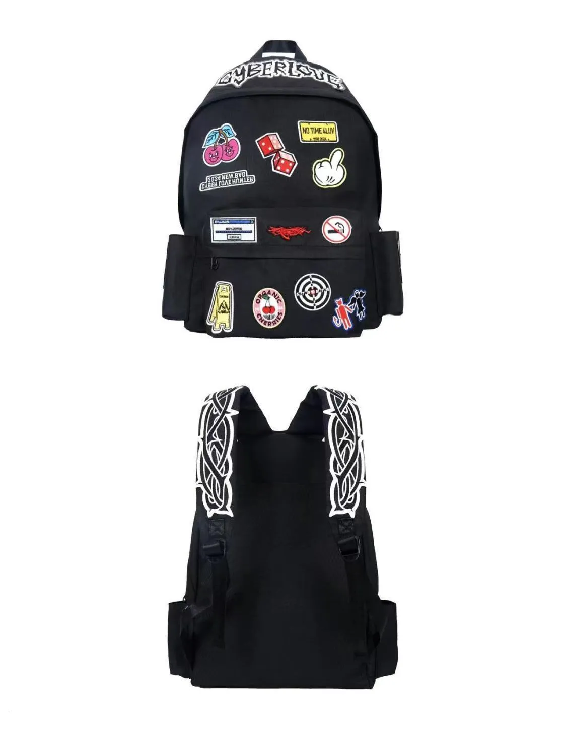 Gender Neutral Y2K Streetwear Backpack with 14-Inch Laptop