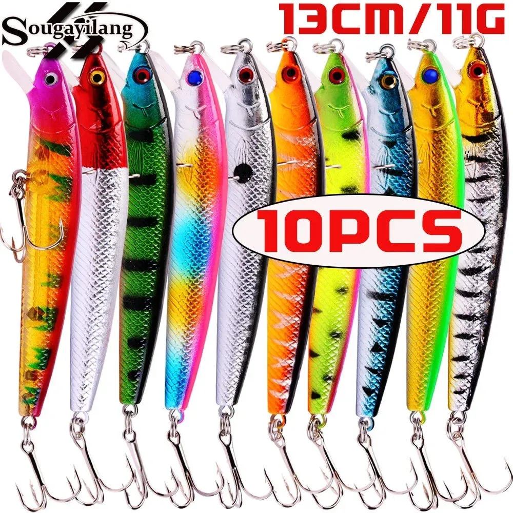 Sougayilang Minnow Fishing Lures   Lifelike... 