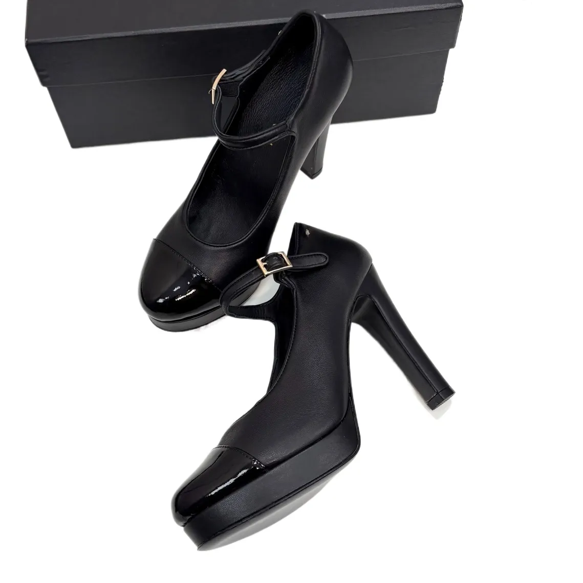 Wholesale Black Pumps Round Toe: Leather Office Heels For Women