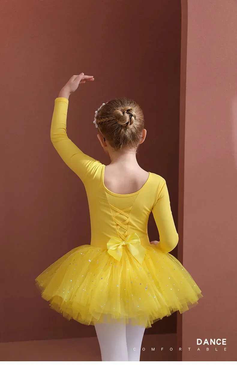 a ballet dancer dressed in a golden yellow tutu Kaleidoscope fashion