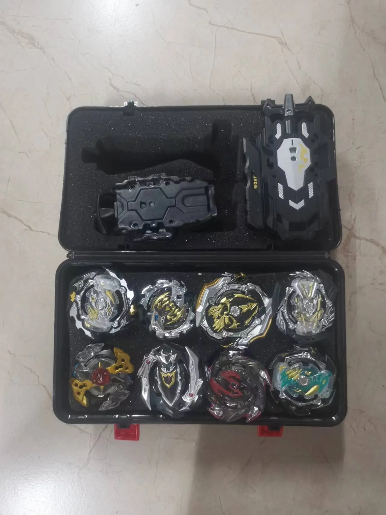 ベイブレード 5個セット スピナー付き ベイブレードセット 金属スピニングトップ、ミニバースト