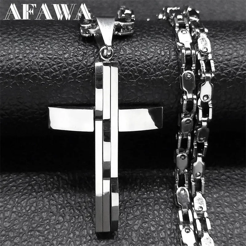 Silvadore Men's 4mm Rope Chain Necklace – Real Stainless Steel, Silver, Hip Hop Style