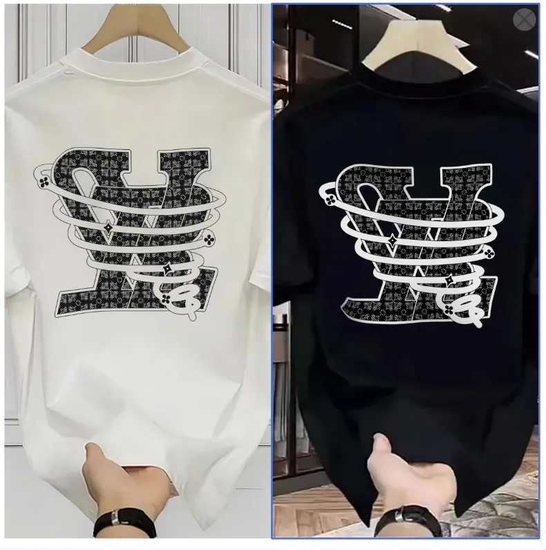 Camiseta Con Botones Manga Corta Camisas Oversize Hombre Camisa De Hombre Camisa De Manga Corta Con Botones Camisa Informal Con Estampado De Playa De Verano A Para Hombre Top (Light Blue, S