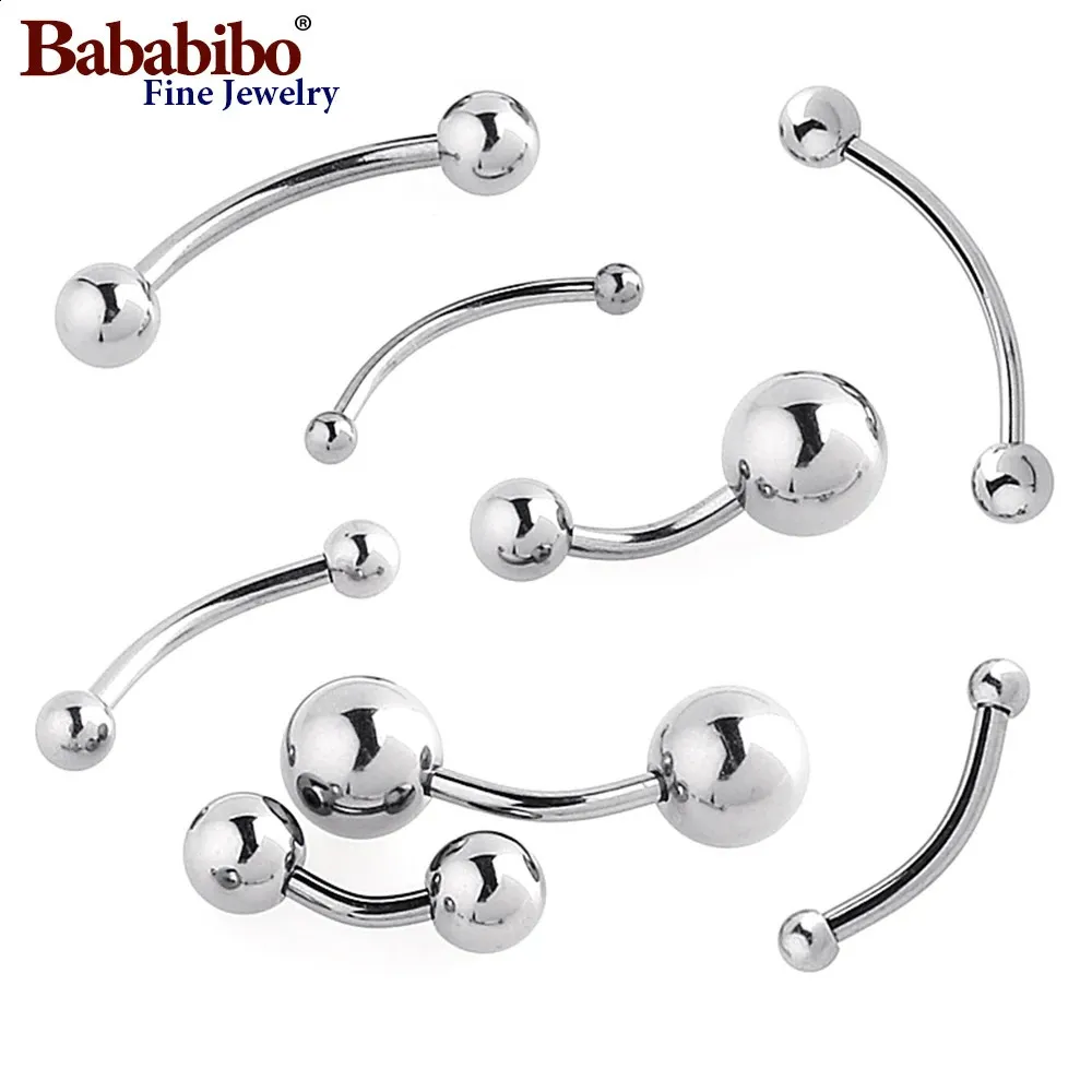 Coppia Di Barbell Per Capezzoli E Lingua In Titanio G23, Filettatura Interna, 12-20 Mm, 16G/14G/12G. 100% Ipoallergenici! - 3