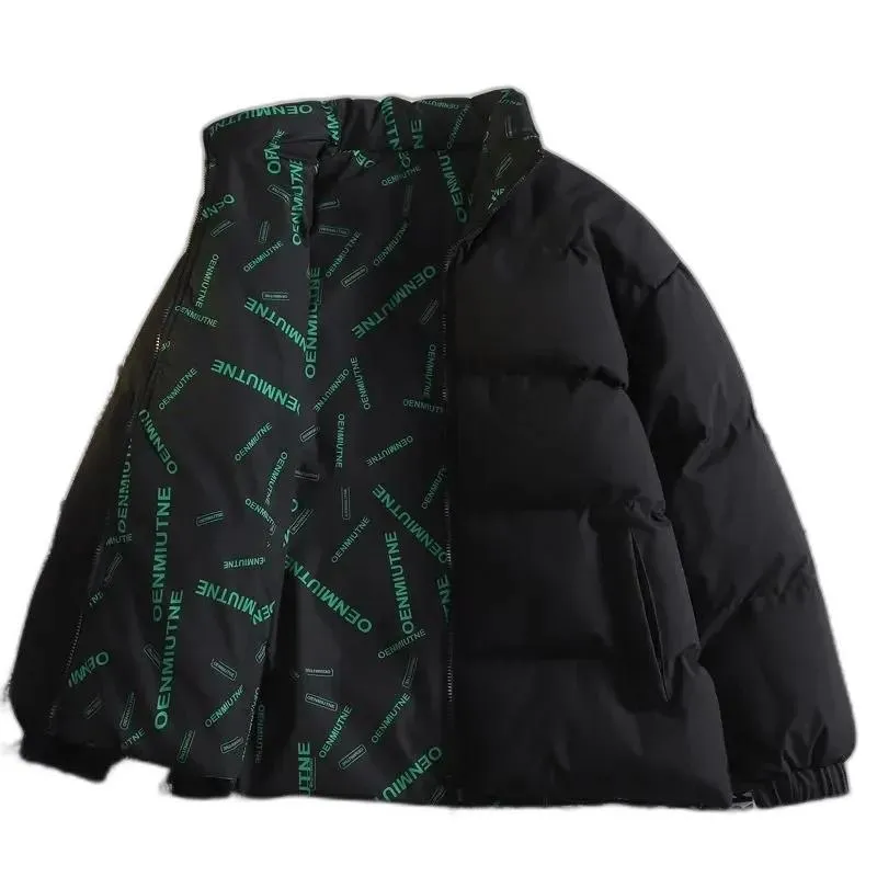 Giacca Da Uomo In Giù Uomo Sciolto Cappotto Invernale Reversibile