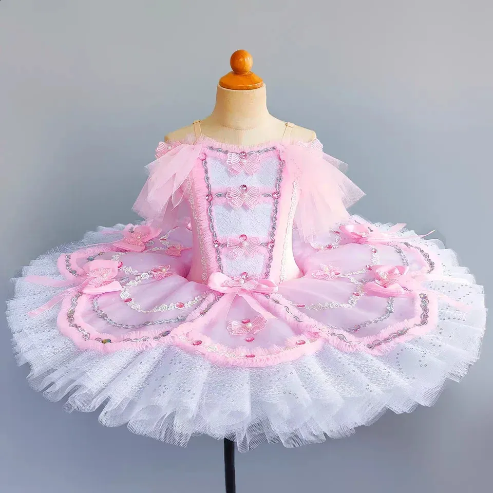 professional pink ballet dress The in Tickled 8 95% lace DINGZZ Light Pink Professional Ballet