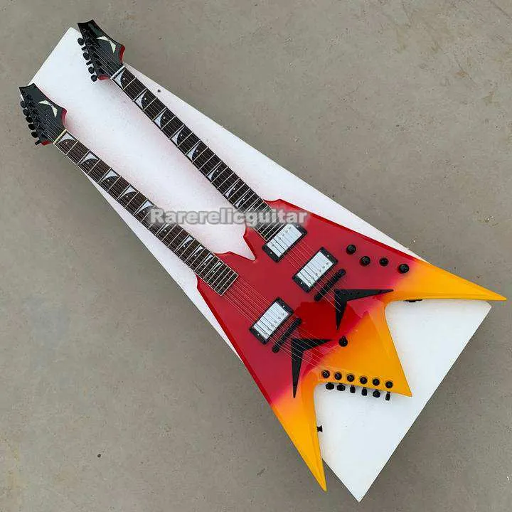 Çift Boyun Elektro Gitar, 6 Telli + 6 Telli Elektro Yi TL11