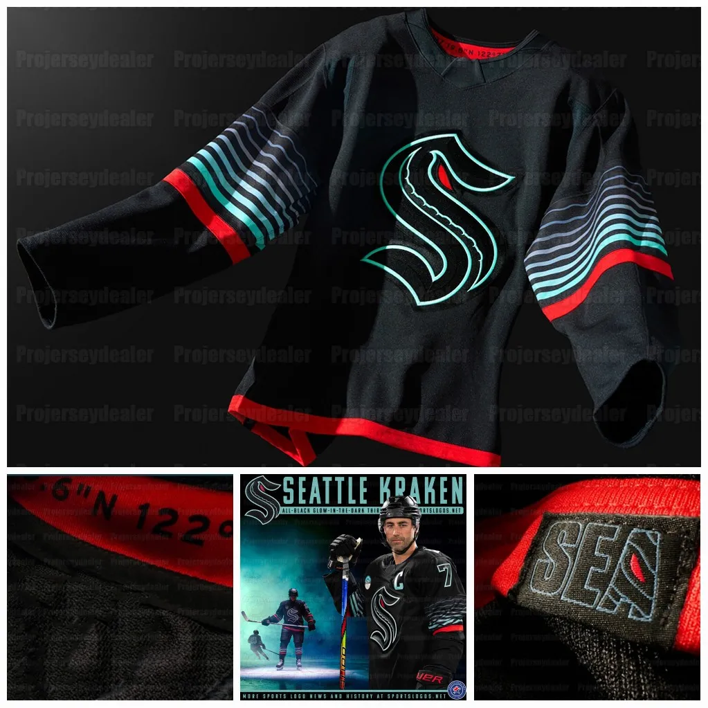 2024 Winter Classic Seattle Kraken Jersey Authentic Beniers