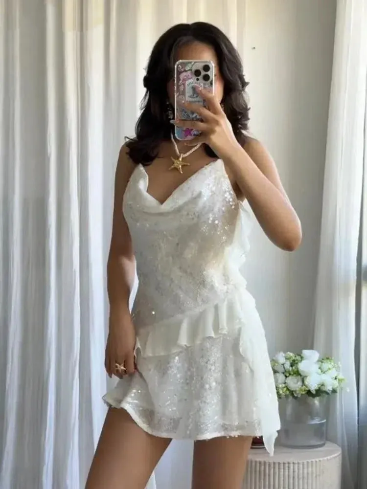 sachin and babi light blue dress Liv Foster Womens Halter Short Cocktail and Party Dress White 4