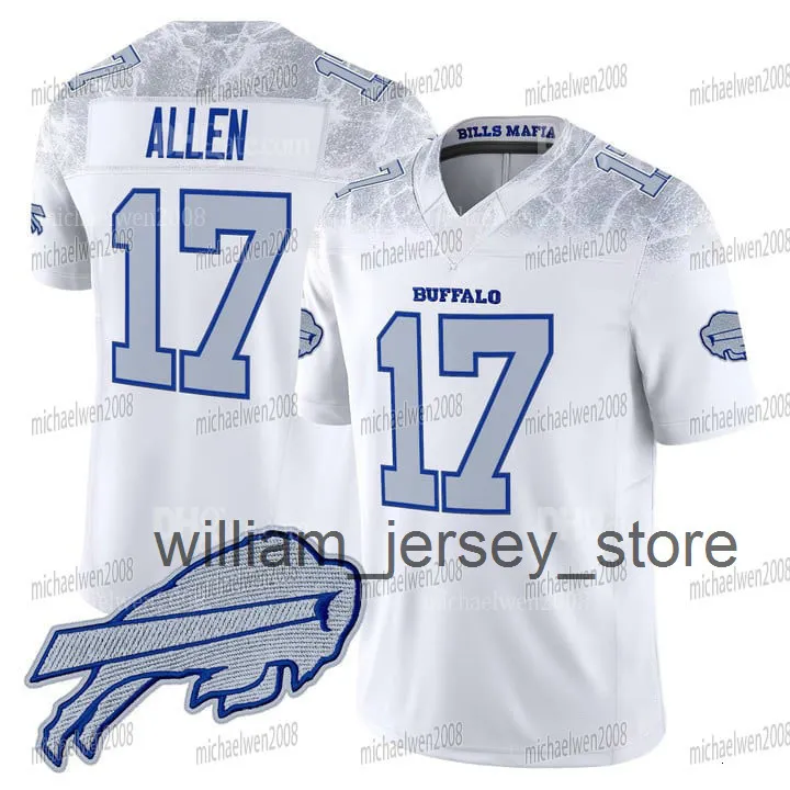 Josh Allen 2025 Rivalries Gothic Football Bill Jersey Joey Bosa
