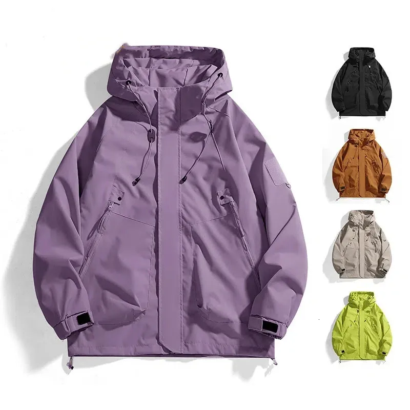 Unisex Outdoor Waterproof Jacket Windbreaker Coat Autumn Breathable ...
