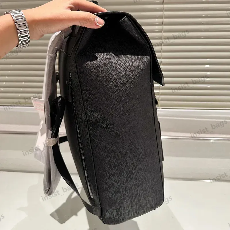 Zaino Da Viaggio In Tela E Pelle (grigio Scuro) Per Laptop