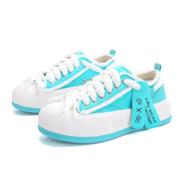 Thick Soled Casual Canvas For Women New Summer Breathable White Comfortable And Versatile Sports Niche Board Designer_voghion.com