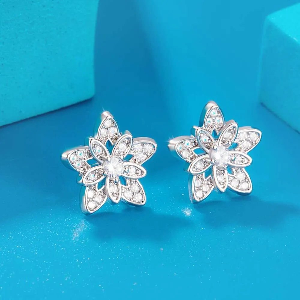 LYTOPTOP Orecchini A Perno In Argento Sterling 925 Con Zirconia Cubica - Ipoallergenici, Eleganti, 17x10 Mm, Regalo Perfetto Per Lei. - 4