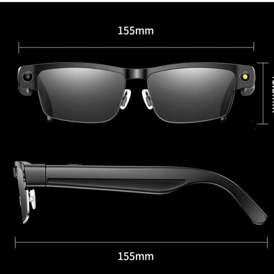 2025 New Product L802 Translation Glasses: 8-Megapixel Dual-Microphone Noise-Cancellation AI Object Recognition_voghion.com