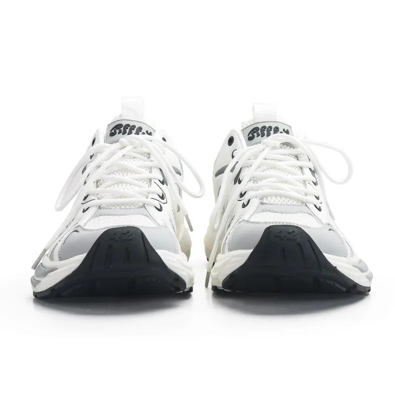 Retro-Inspired Breathable Sneakers With Thick Soles For Height Increase - Trendy Casual Designer Sports Shoes_voghion.com