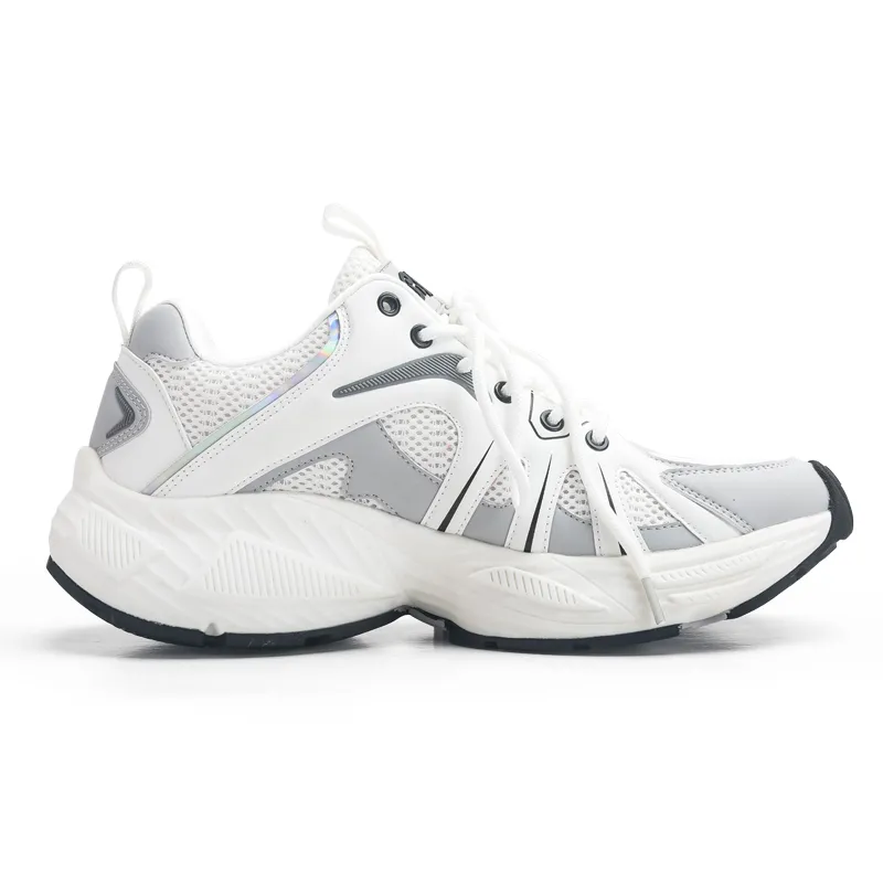 Retro-Inspired Breathable Sneakers With Thick Soles For Height Increase - Trendy Casual Designer Sports Shoes_voghion.com
