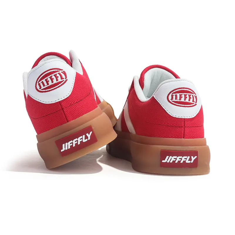 Red DeXun For Men And Women, Retro Thick Soled Sports Board New Couple's Versatile Casual Forrest Gump Shoes,_voghion.com