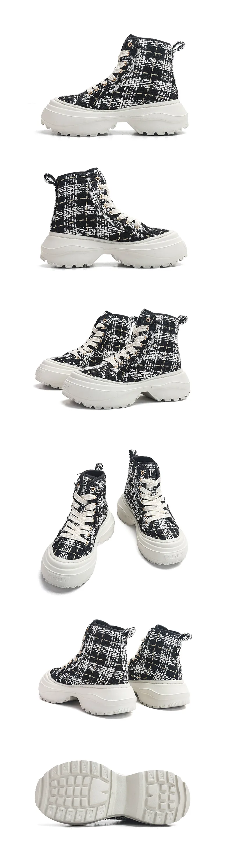 Fashionable High Top Trendy And Versatile Sports Height Increasing Short Boots, Casual Designer Shoes, Canvas Shoes_voghion.com