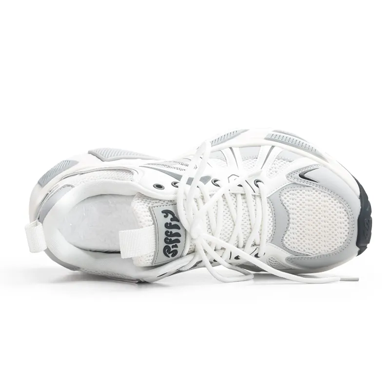 Retro-Inspired Breathable Sneakers With Thick Soles For Height Increase - Trendy Casual Designer Sports Shoes_voghion.com