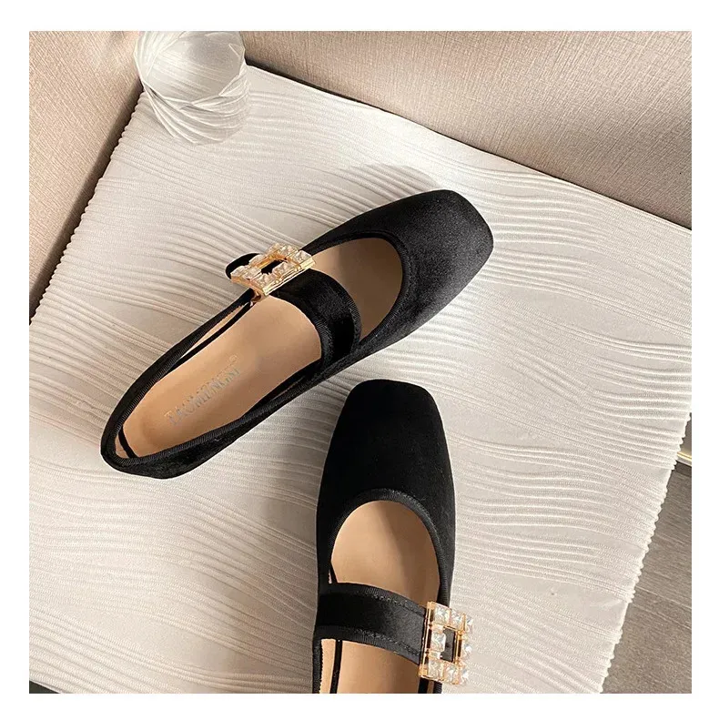 Bulk Women Flat Shoes Velvet Mary Jane Loafers  From Bigwang07