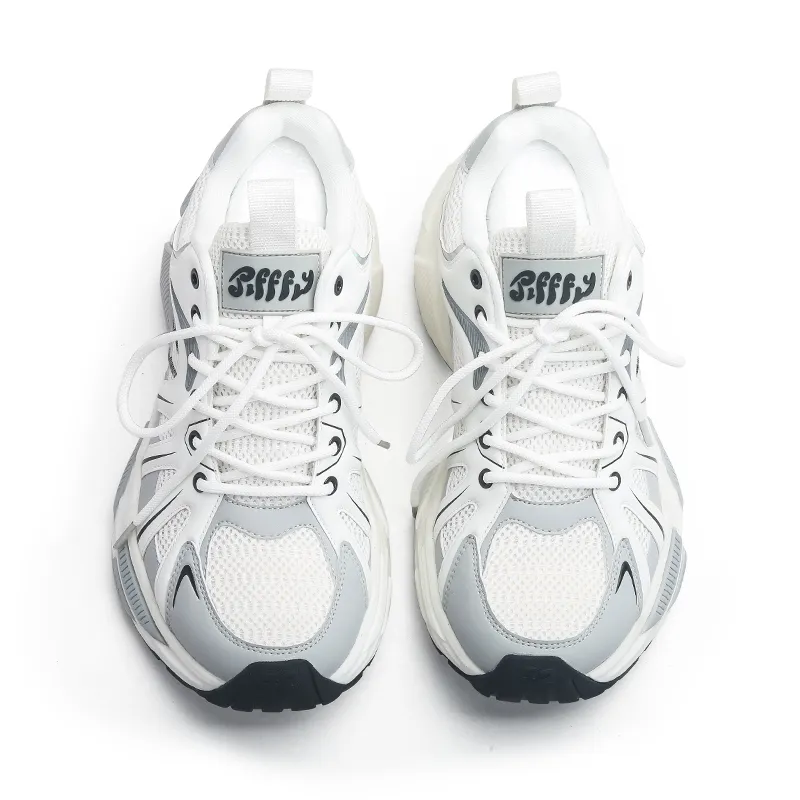 Retro-Inspired Breathable Sneakers With Thick Soles For Height Increase - Trendy Casual Designer Sports Shoes_voghion.com