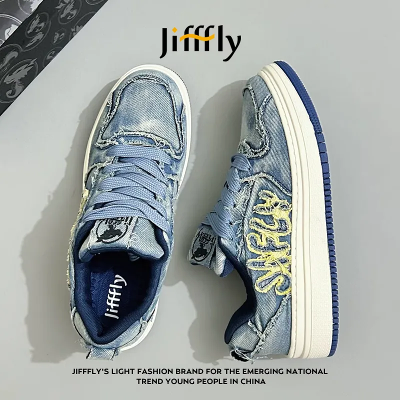 Men Breathable White Skateboard Sneakers