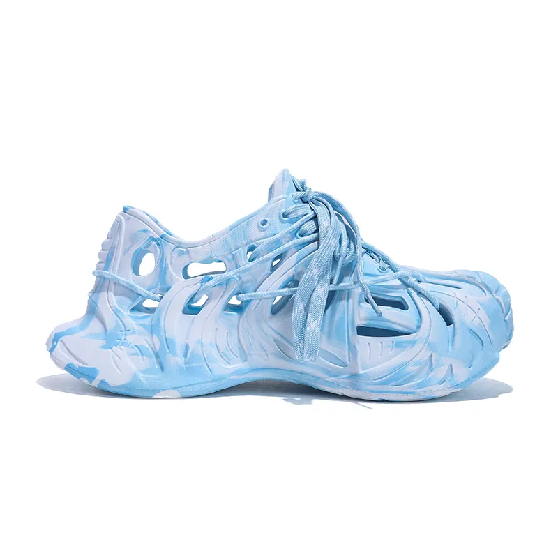 Comfort-Focused Lightweight Leisure Shoes With Perforated Aesthetic Comfortable Sandals Personality Designer Water Shoes_voghion.com