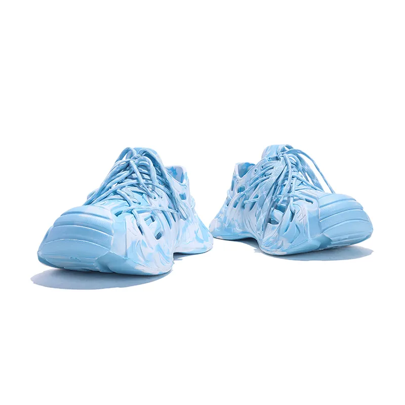 Comfort-Focused Lightweight Leisure Shoes With Perforated Aesthetic Comfortable Sandals Personality Designer Water Shoes_voghion.com