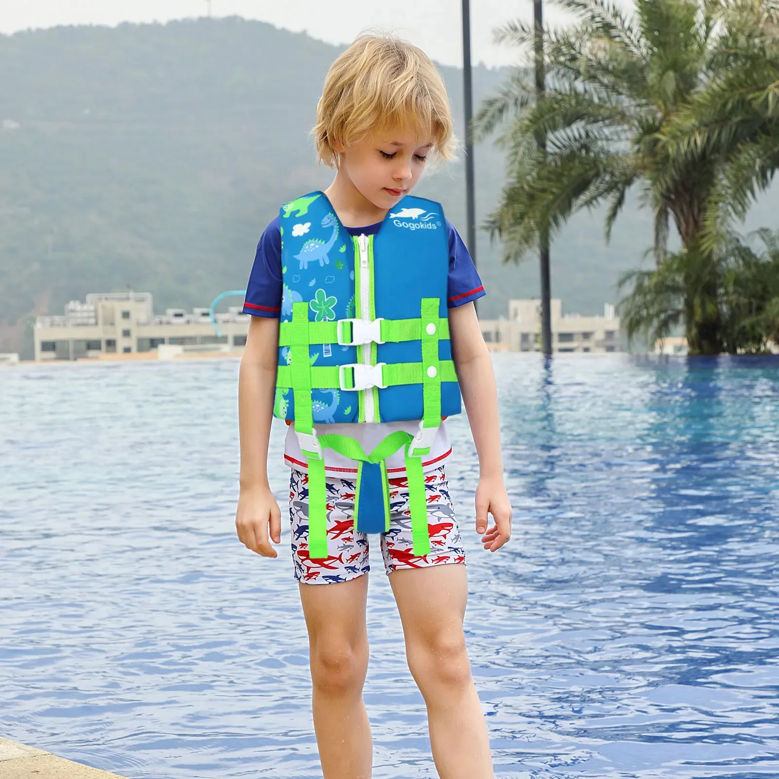 Children Water Sport Life Jacket Baby Swimming Drifting Buoyancy Kid ...