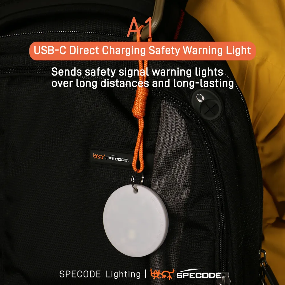 Usb Safety Light SPECODE A1 Safety Warning Light USB C Direct Charging... From Specode ...