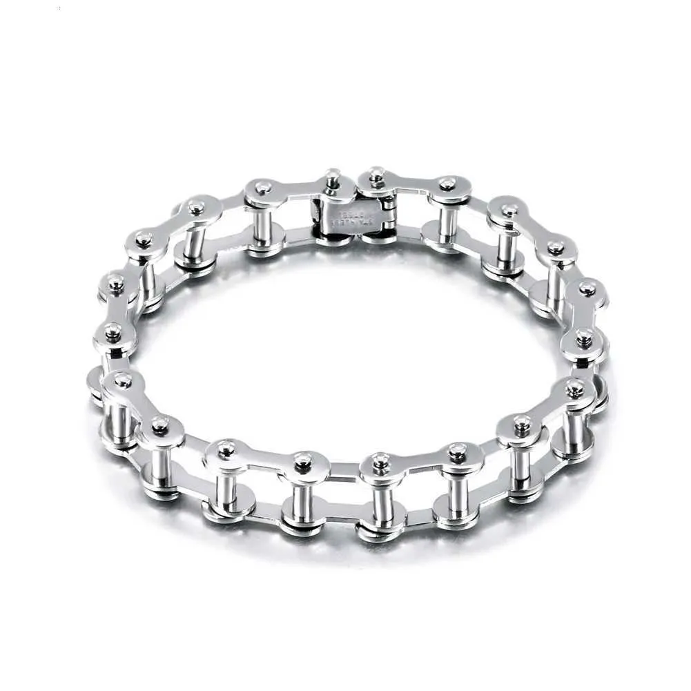 Jewelrywe Bracciale Uomo In Acciaio Inossidabile – Stile Punk Rock Motociclista, 4 Colori, Con Sacchetto In Velluto