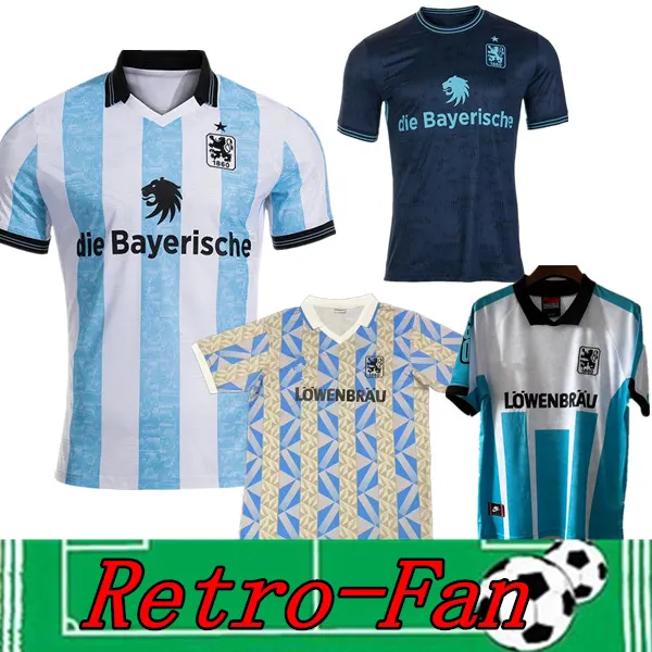 ビンテージ　1860ミューヘン　92-94 ユニフォーム。 TSV 1860 Munchen Men Soccer Jersey Retro 1992 1996 Acidproof Rip