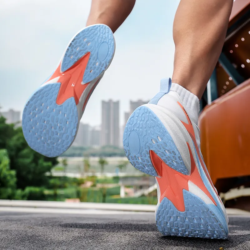 Neu: Atmungsaktiv, Unisex, leicht, weiche Sohle, Sport, Stoßdämpfung, abriebfest, vielseitig, dämpfend, Laufschuh-Design_voghion.com