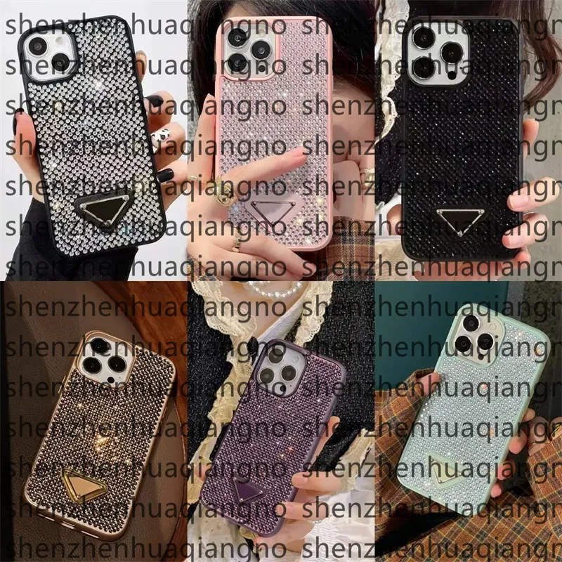 Luxury Bling Crystal Rhinestone Diamond Back Case For IPhone 15 - Foto 13