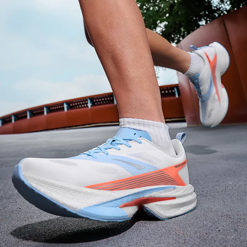 Neu: Atmungsaktiv, Unisex, leicht, weiche Sohle, Sport, Stoßdämpfung, abriebfest, vielseitig, dämpfend, Laufschuh-Design_voghion.com