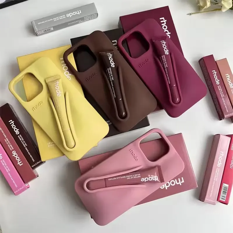 Rhode Telefon Kılıfı Lemontini Dudak Parlak Sarı Taşınabilir Ruj