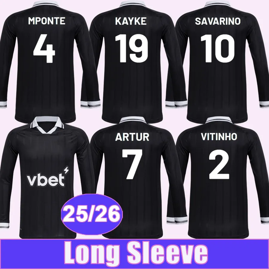 25 Botafogo Long Sleeve Soccer Jersey: Adult Football Shirts