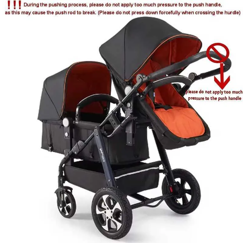 New Twins Katlanabilir Çift Bebek Arabası İki Çocuk Yi TL9
