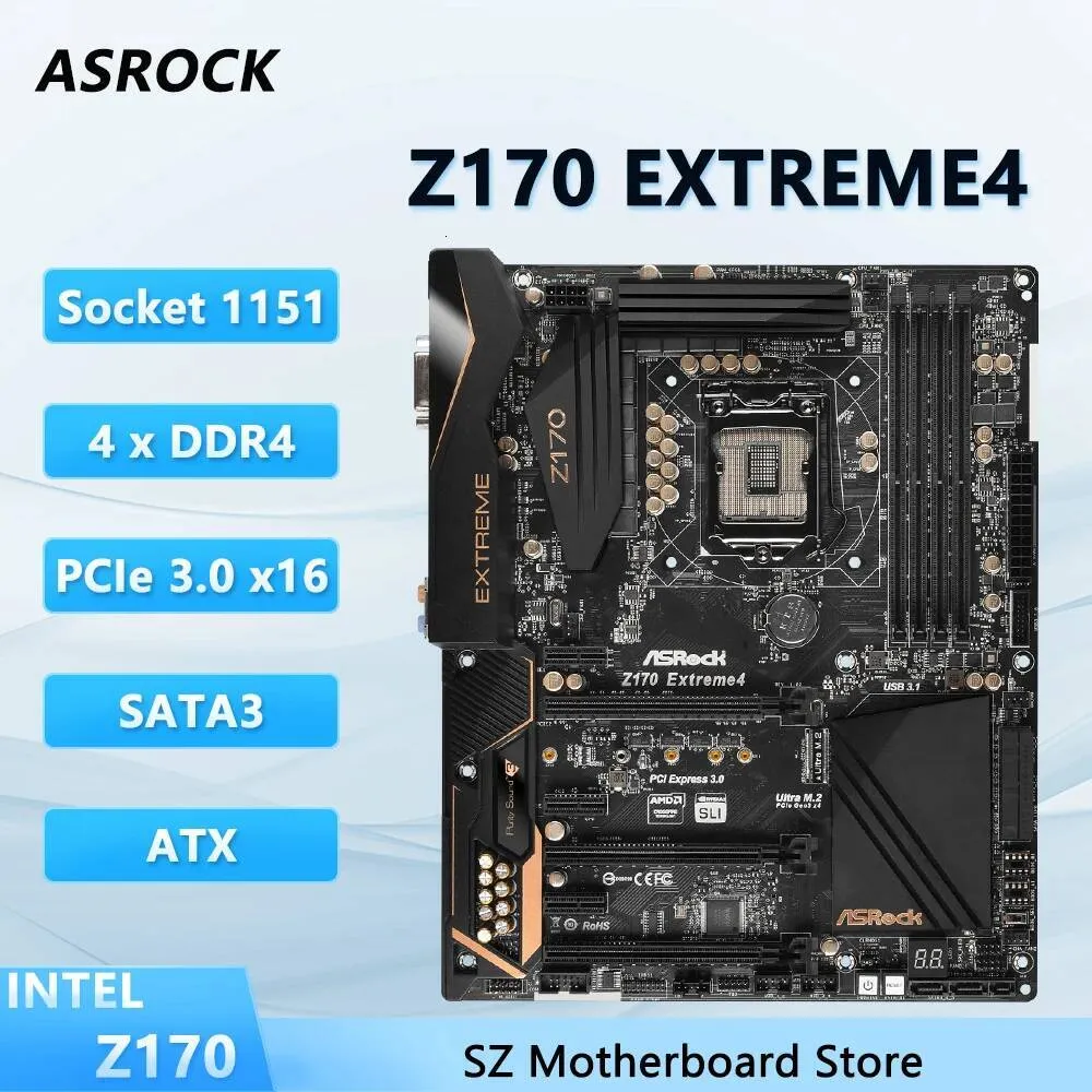 Placa Base Resistente Z170 Extreme4 Para Socket 1151 Compatible