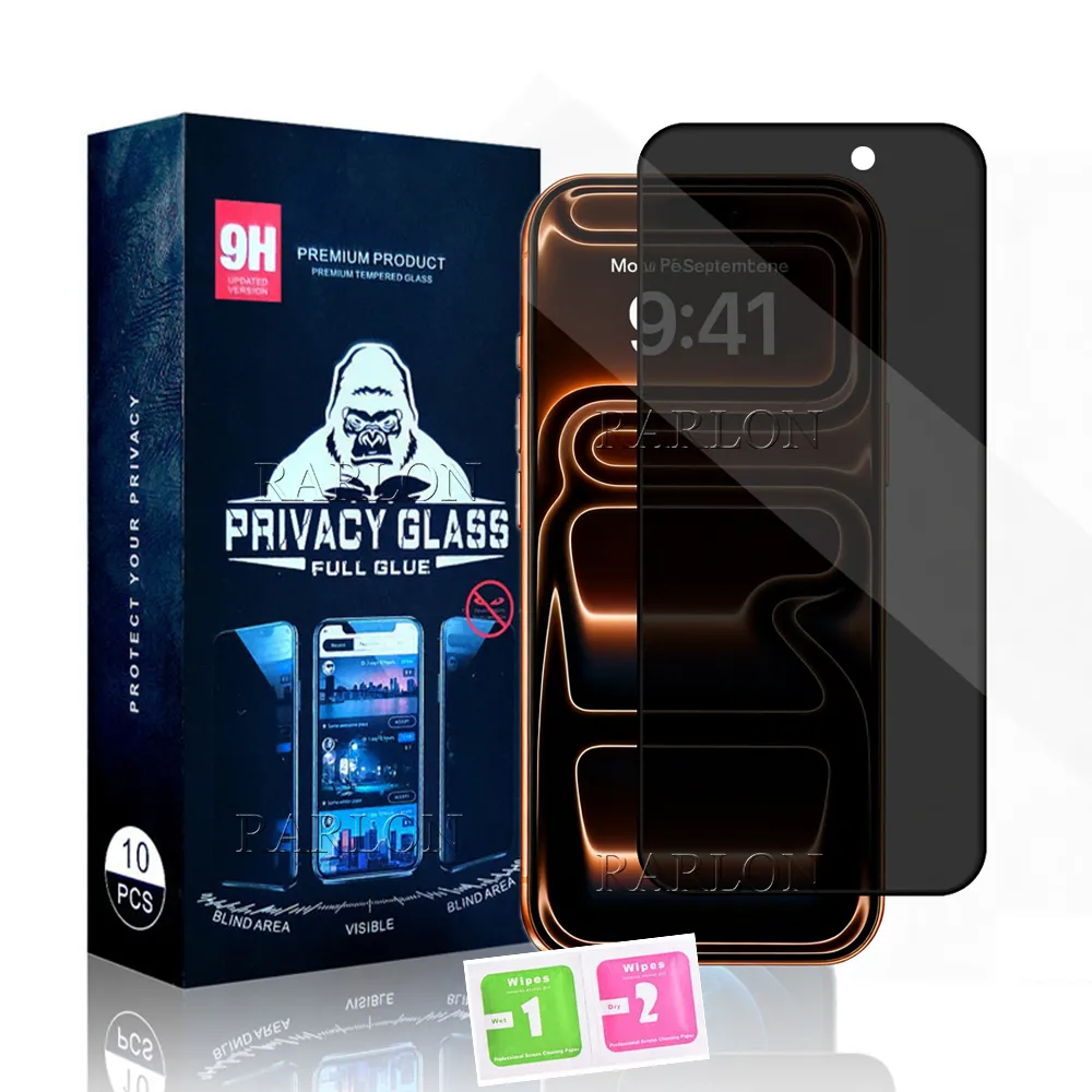 Anti Spy Tempered Glass Screen Protector For IPhone 2024 Pro Max