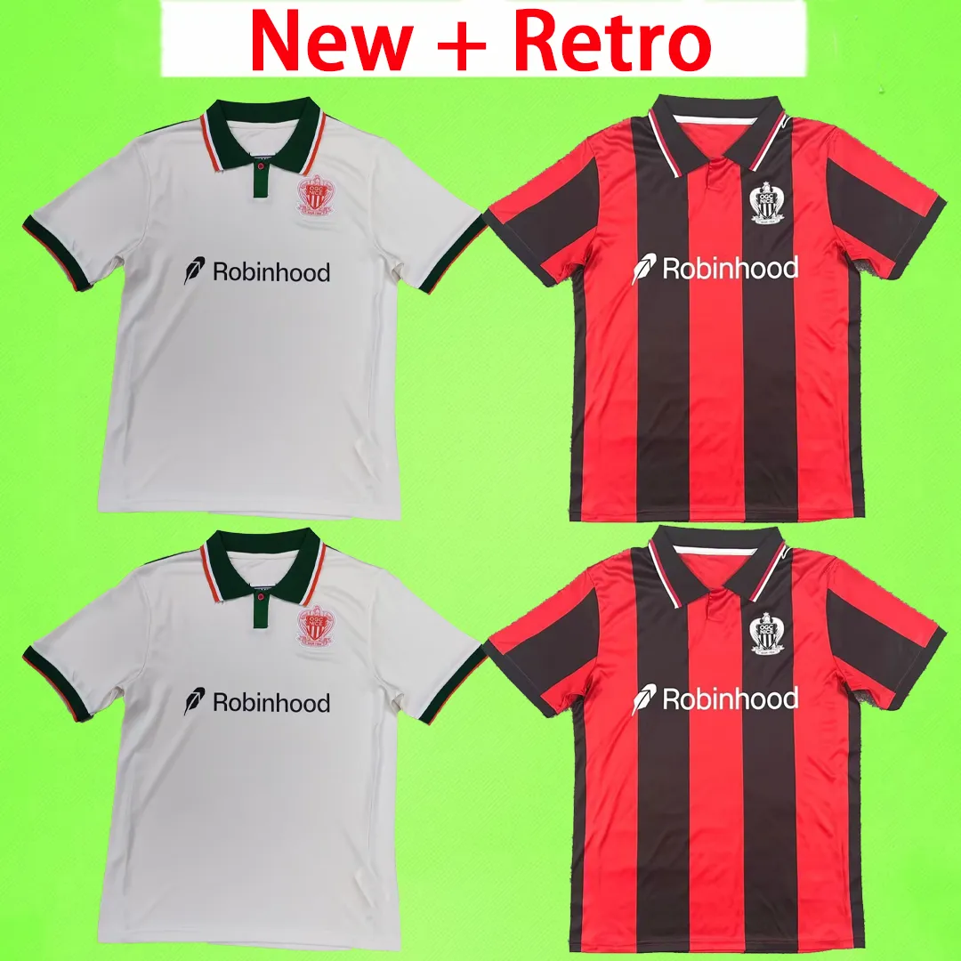 New Retro Nice Soccer Jerseys OGC 2025 2026 Home Away Third 25