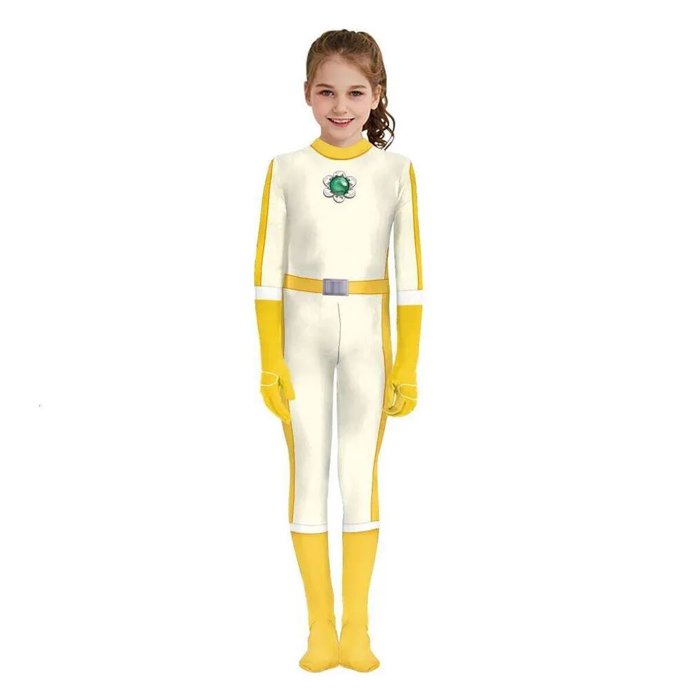Kids Princess Peach Cosplay Saltosuita Rosalina Body Costume Margherite  Daisy Catsuit Halloween Feste Zentai Tuge Zentai Da 36,69 € | DHgate, image size:1000x1000