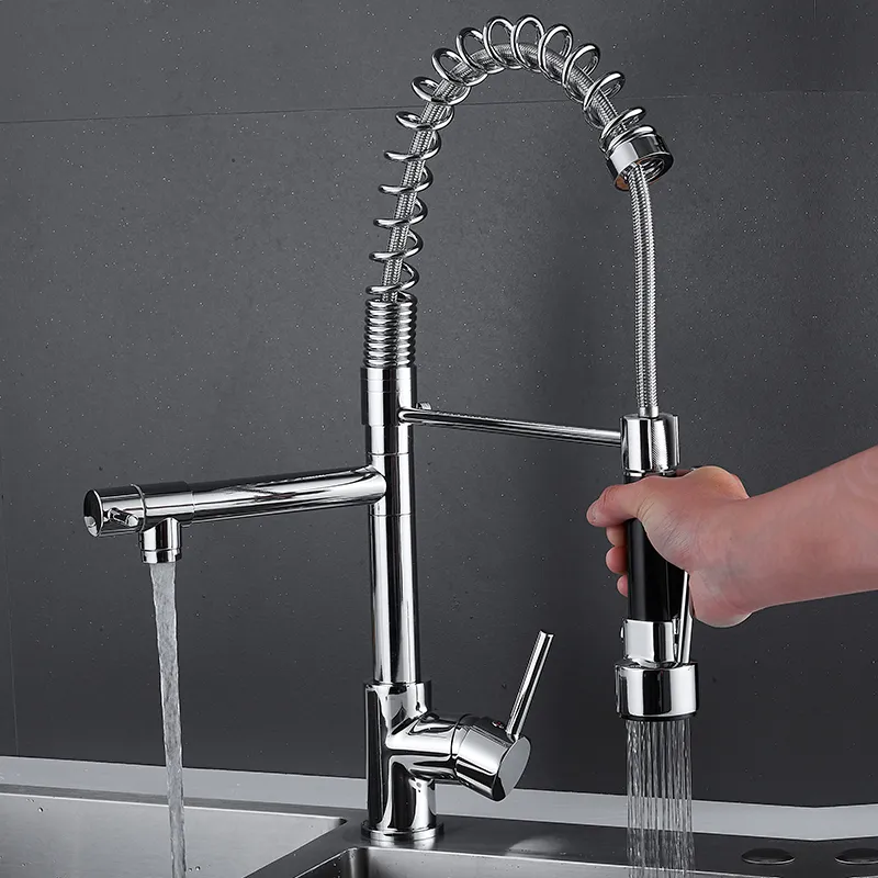 Stainless Steel Spring Loaded Flexible Kitchen Faucet... From Wzqsgjmy ...