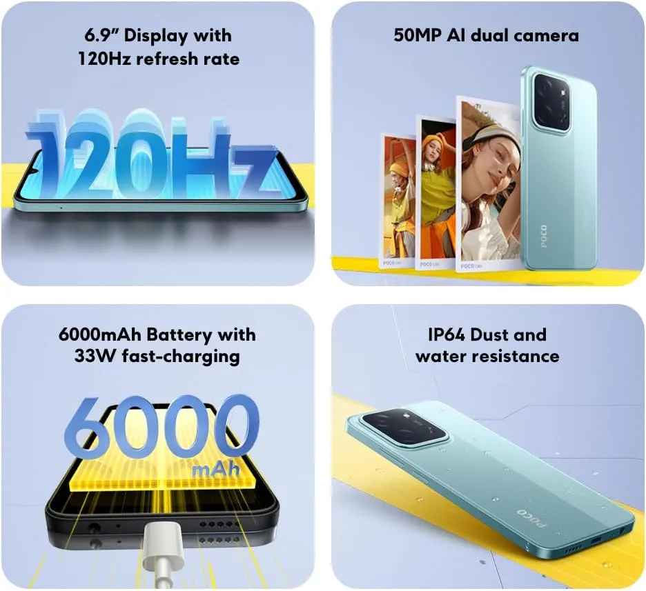 POCO C85.ram 8GB,  ストレージ 256GB SIMフリー) シャオミ Xiaomi Poco C85 デュアルSIM 256GB ブラック