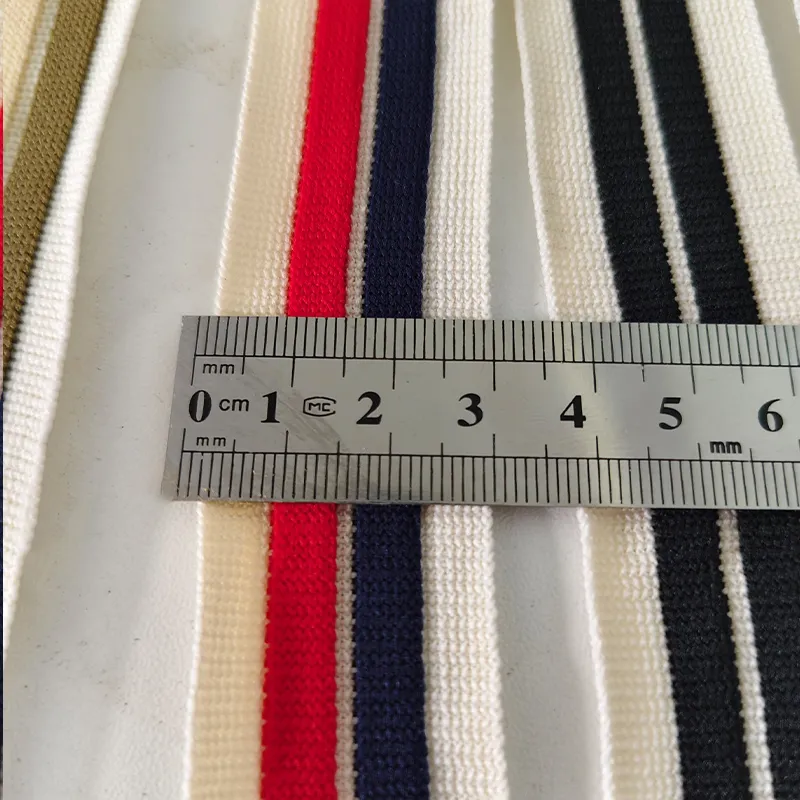 Colorful Micro Stretch Tank Striped Webbing For Apparel, Bags, And ...