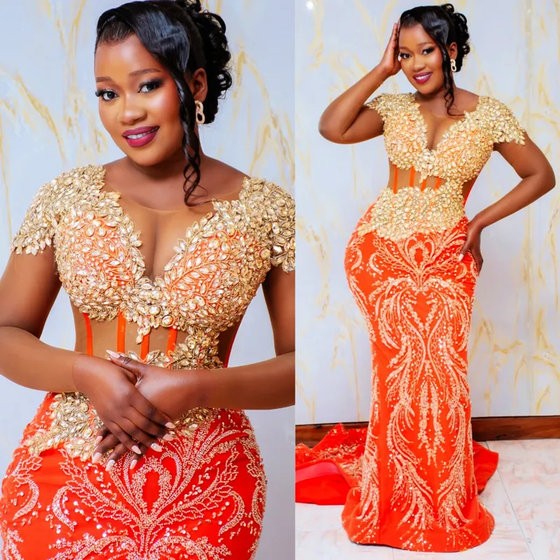 lace fabric for prom dresses Deep V-Neck Long Beaded-Lace Prom Dress with Train Dusty Blue / 4